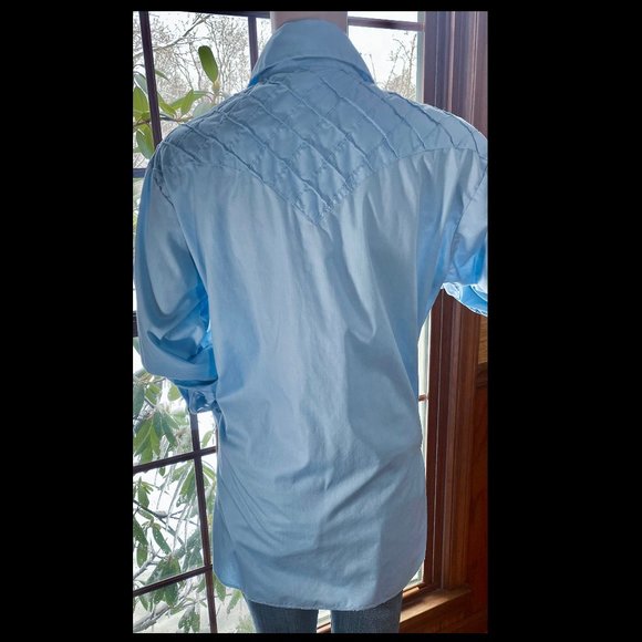 ▪️VTG▪️H BAR C▪️1960's Retro Western Rockabilly Pinkuck Ranchwear Shirt - Picture 2 of 8